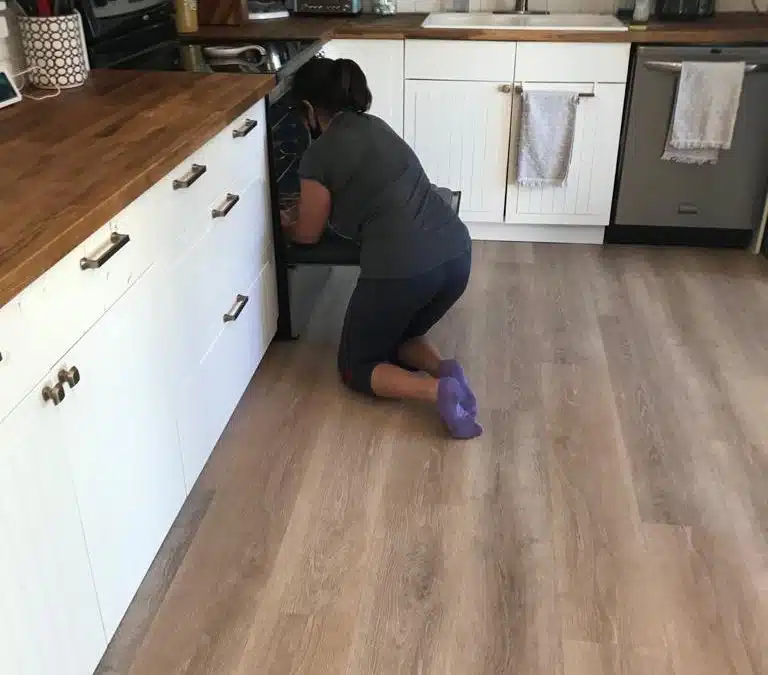 cleaning up moving out