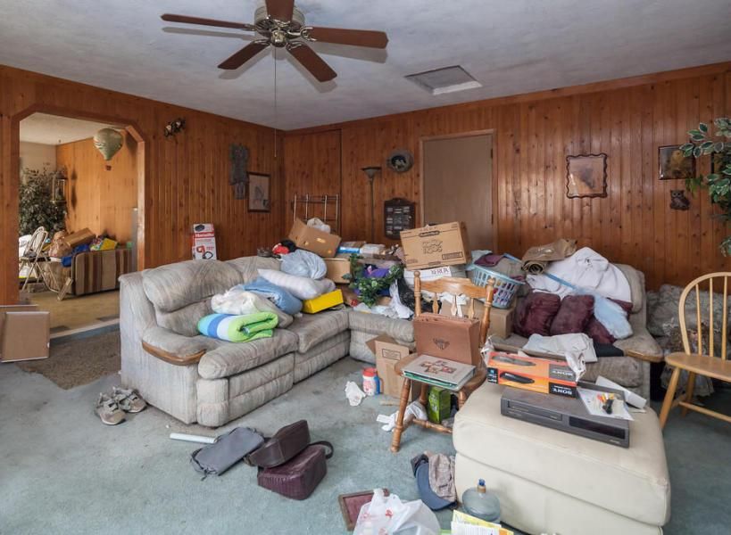 clean living room