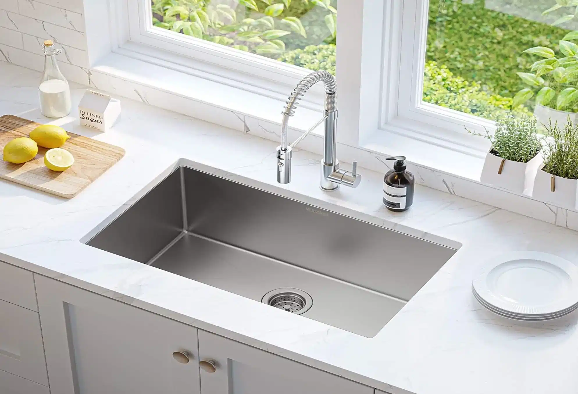 clean your kitchen sink