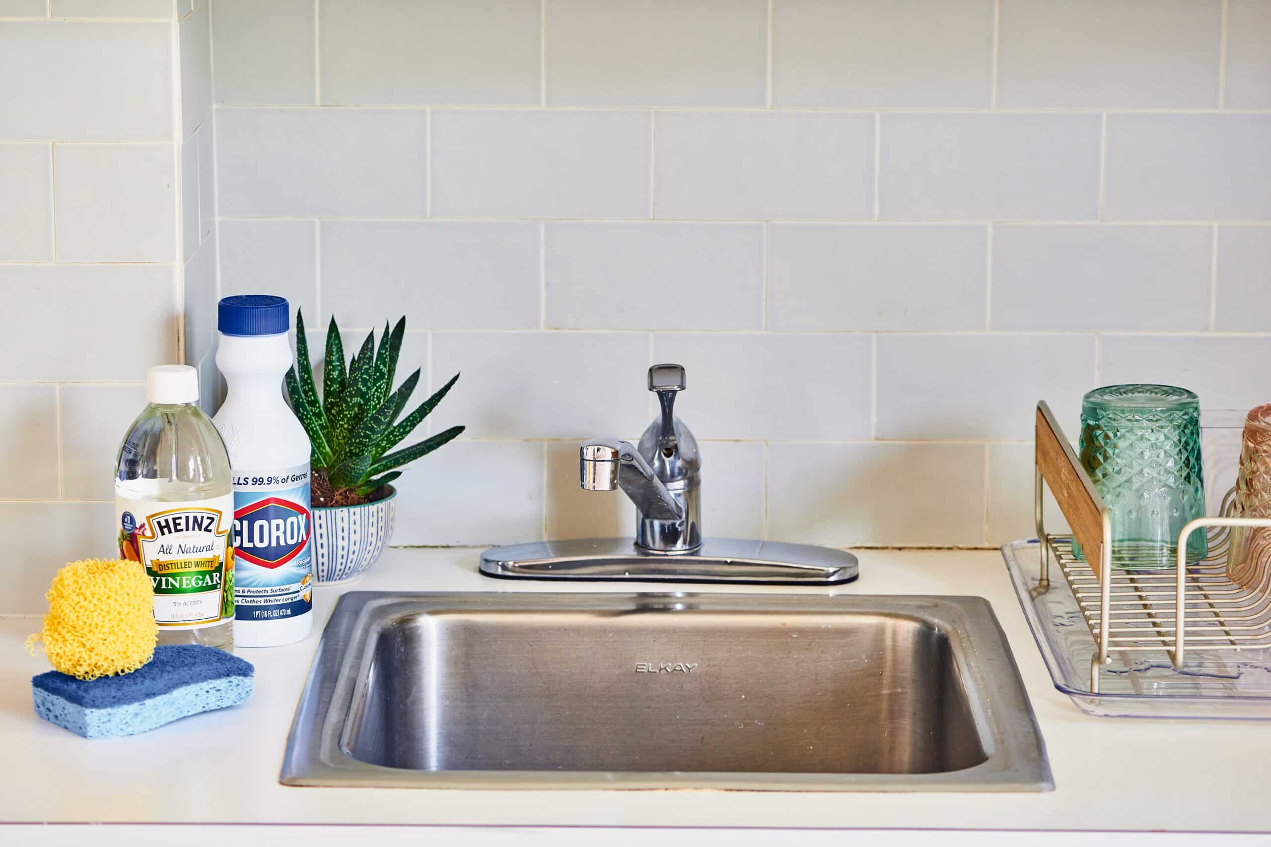 clean your kitchen sink