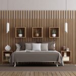 clean wood paneling walls