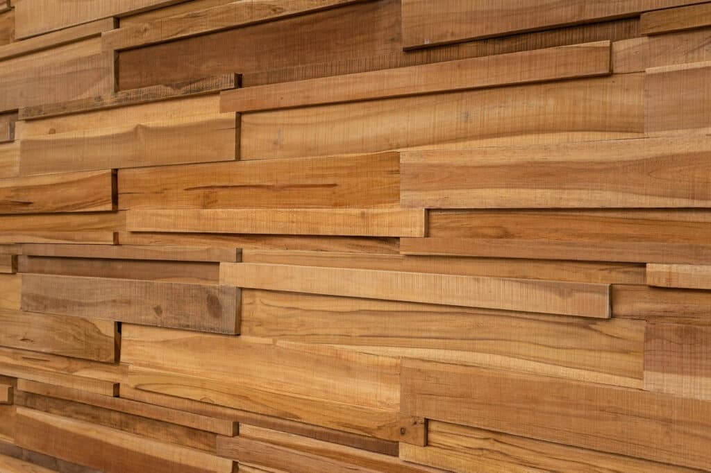 clean wood panneling walls