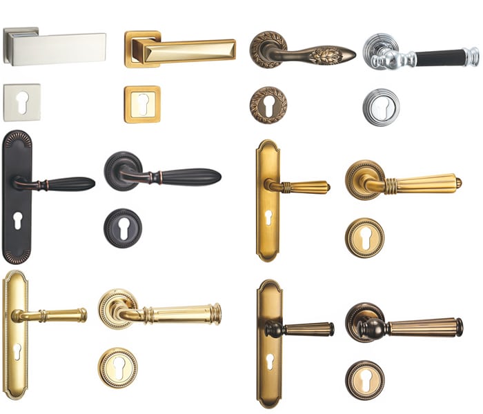 How to clean exterior door hardware