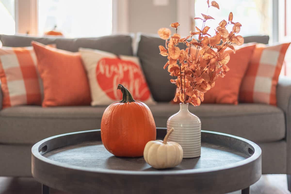 fall cleaning decor