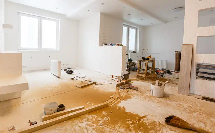 process of post construction cleaning