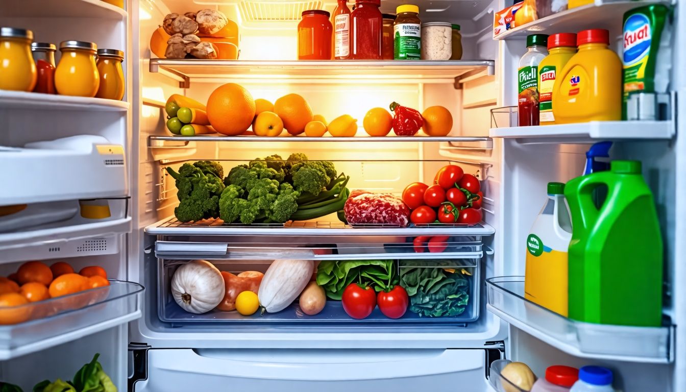 Thorough cleaning process for refrigerator and freezer maintenance.