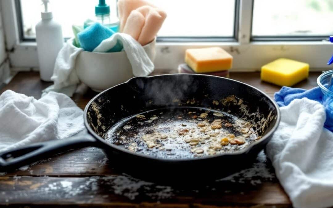 How To Clean A Cast Iron Skillet