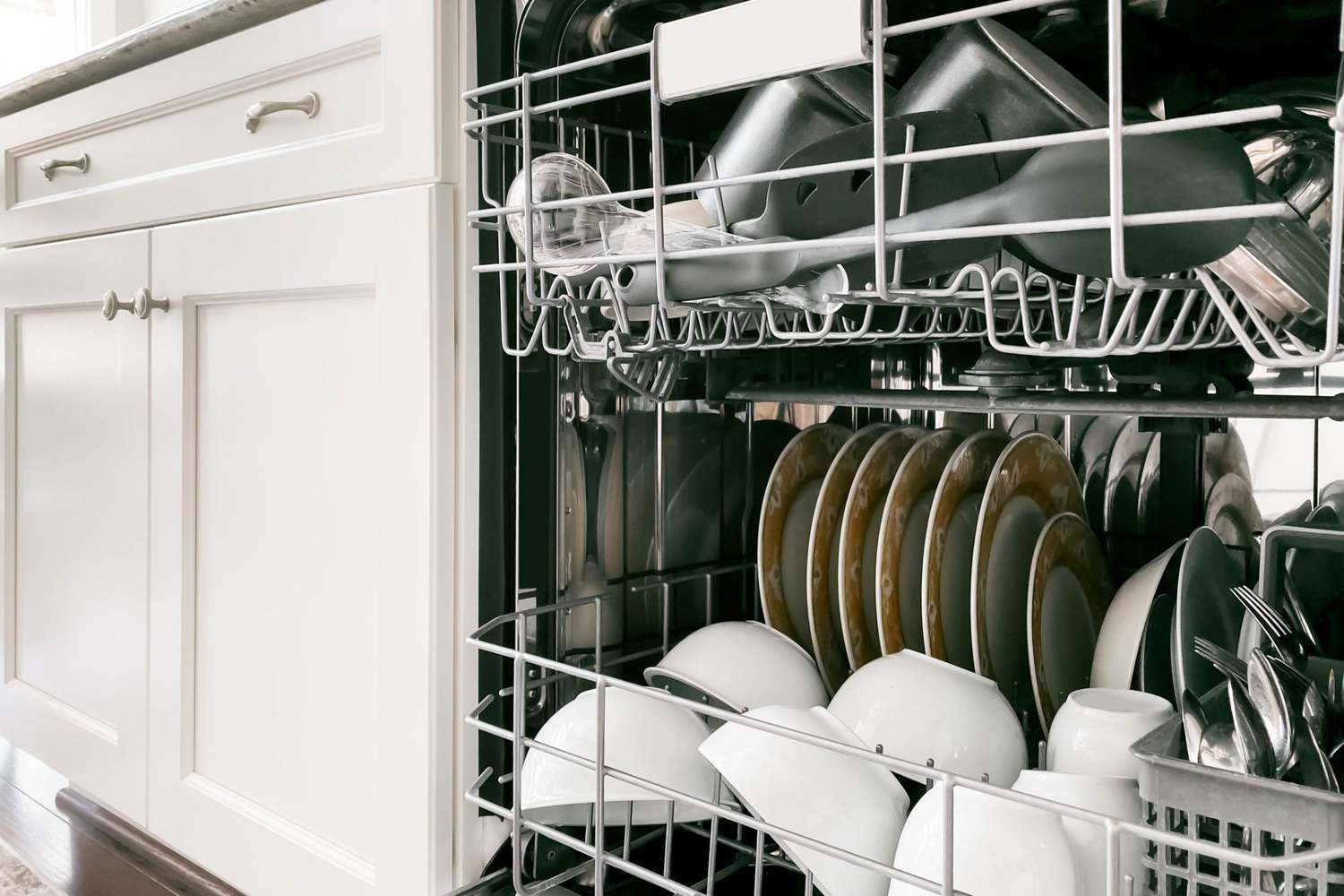 deep clean a dishwasher