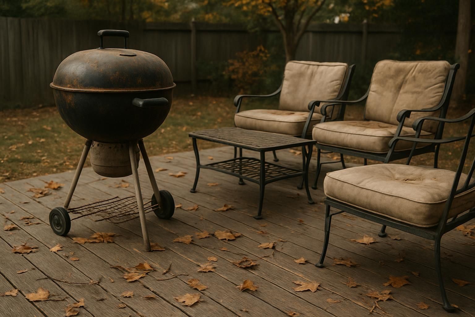 Calendar marked for fall cleaning start date