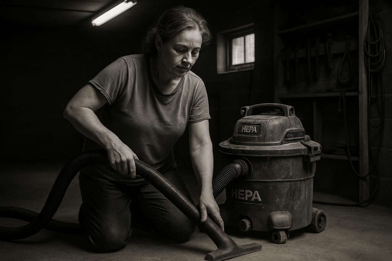 Alternative tools for cleaning concrete dust