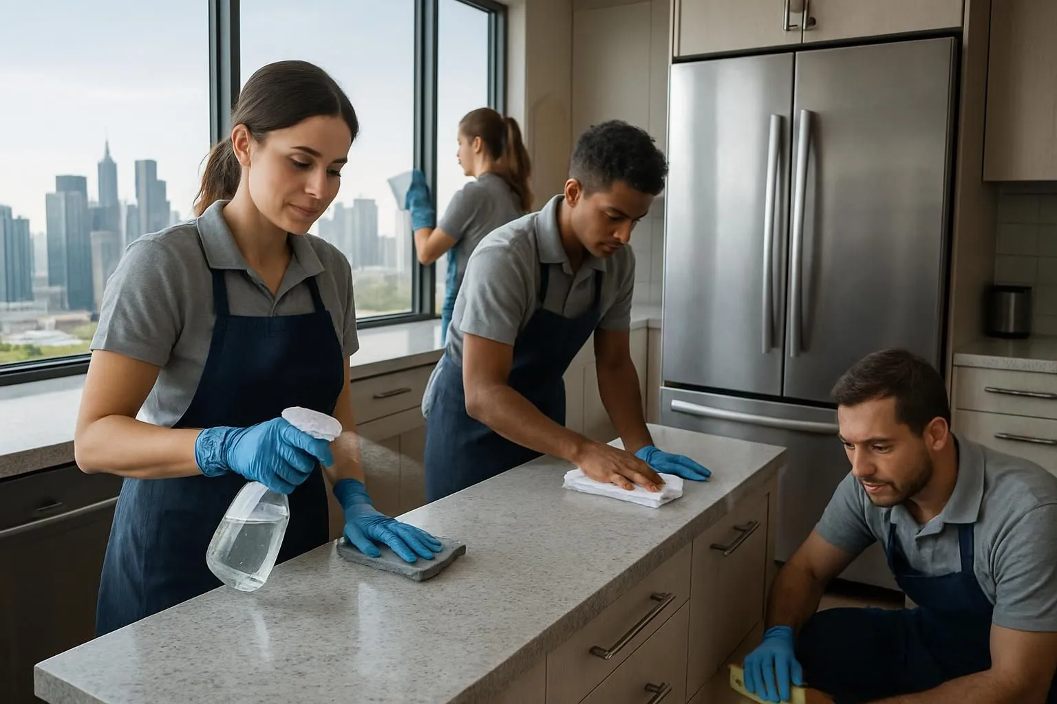 Maid services in action