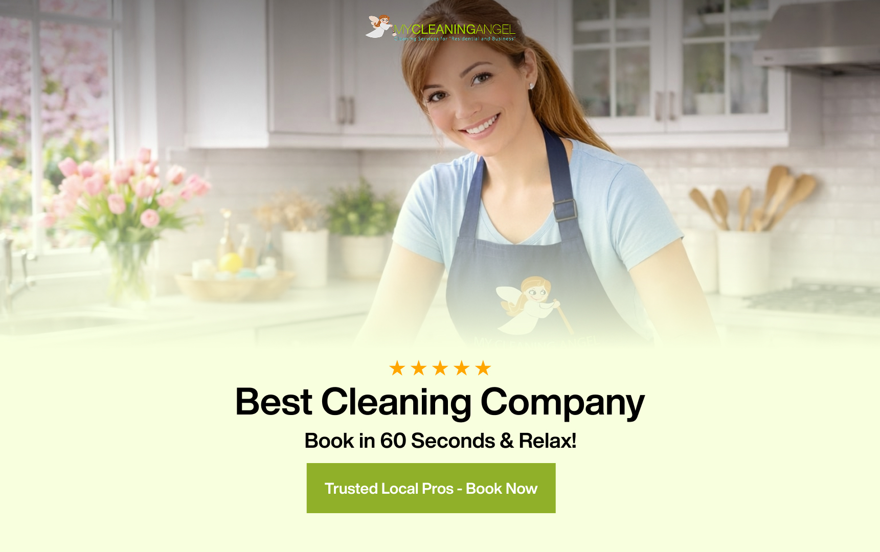 my cleaning angel book now cta