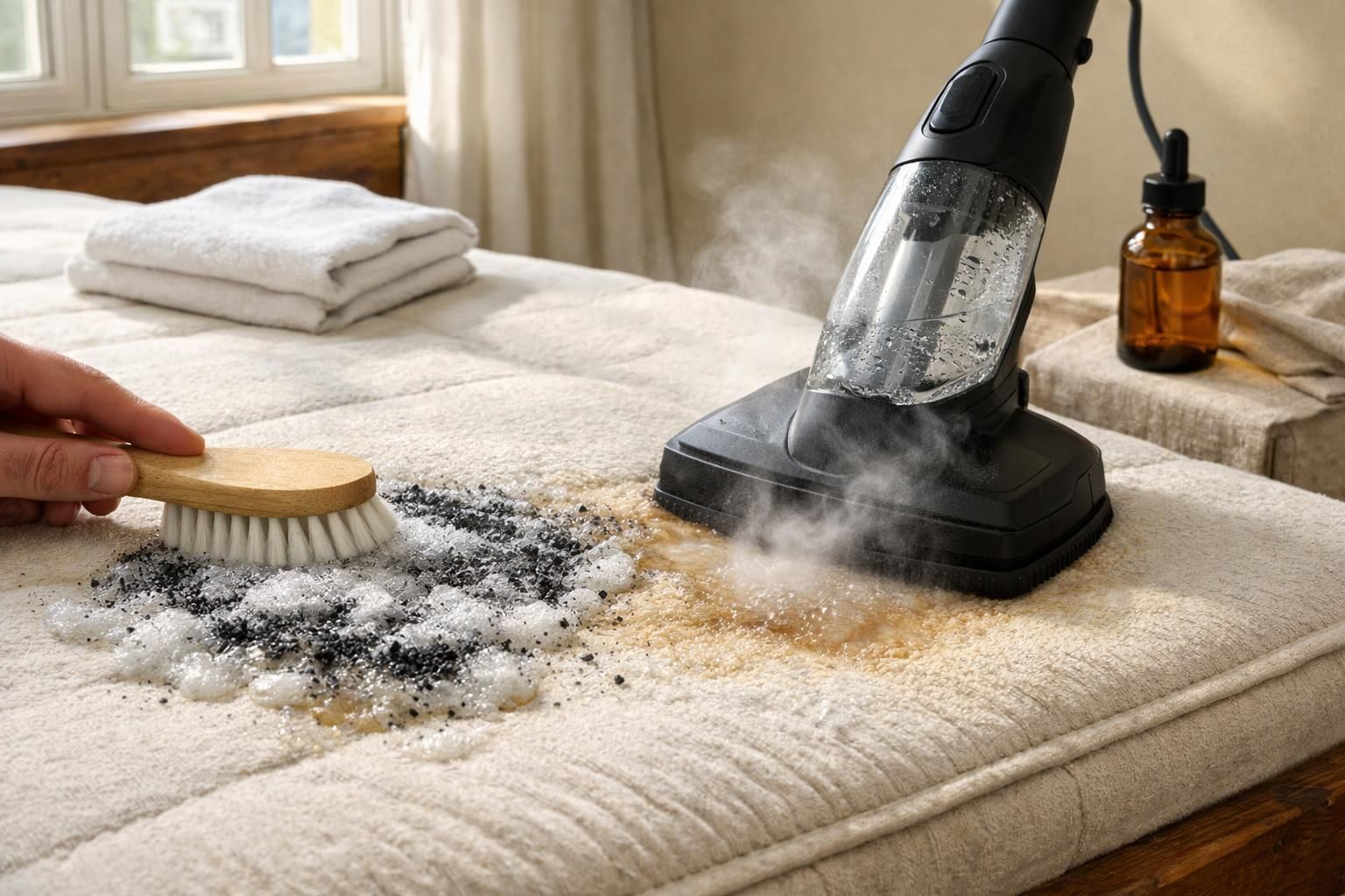 conclusion remove sweat stain mattress