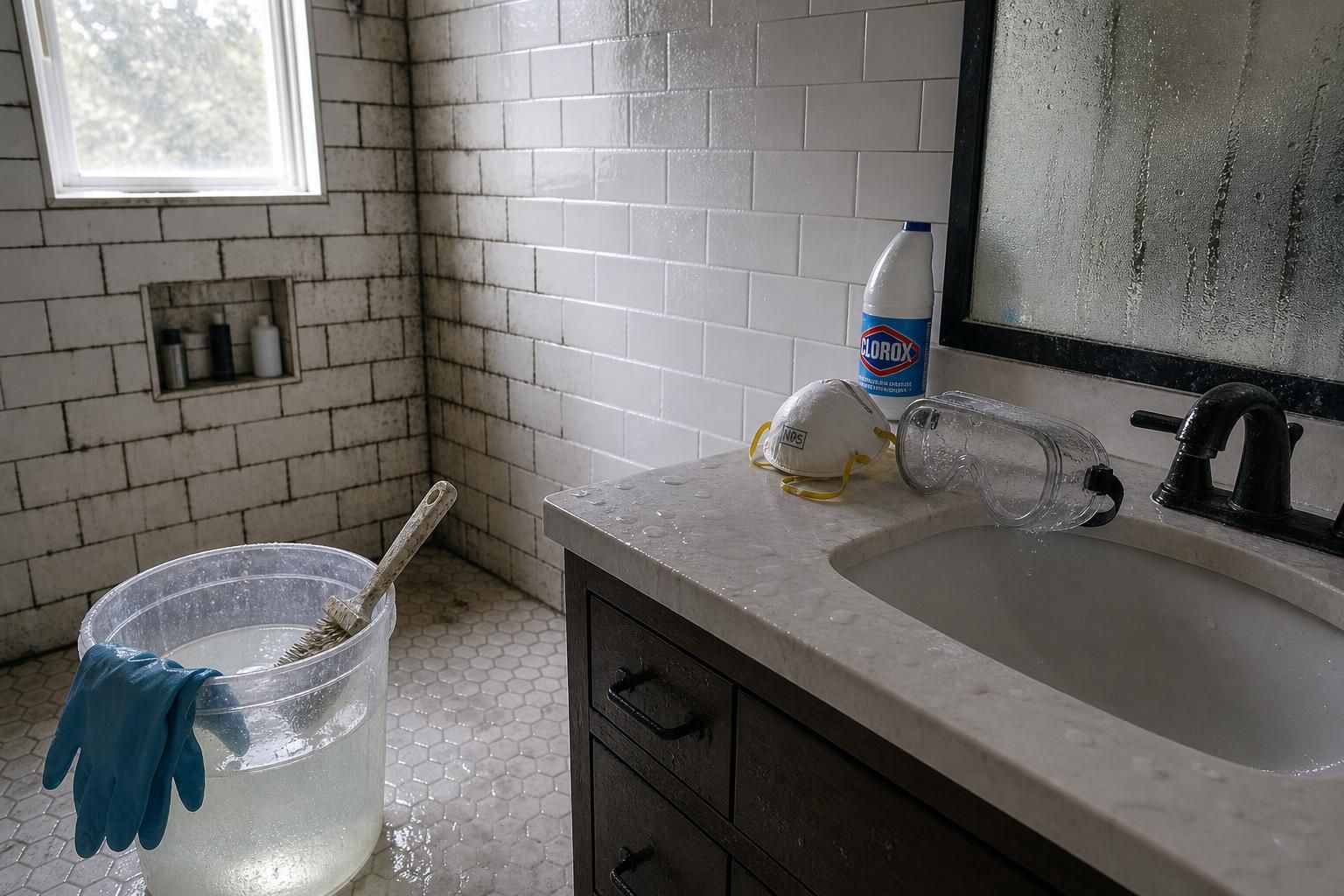 cleaning-bathroom-tiles-and-grout-with-bleach