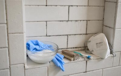 How Do You Clean Bathroom Tiles And Grout To Remove Mold Safely?